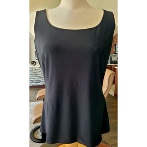 NWT Frank Lyman Black Tank Top Sz 14 - Wrinkle-free!